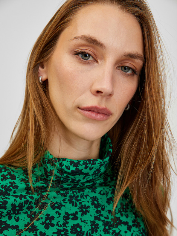 Orsay Зелено дамско поло с десен ORSAY