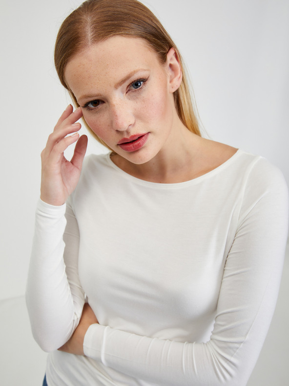 Orsay Бяла дамска тениска ORSAY