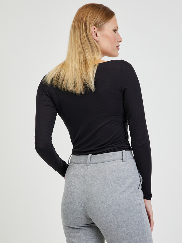 Orsay Черна дамска тениска ORSAY