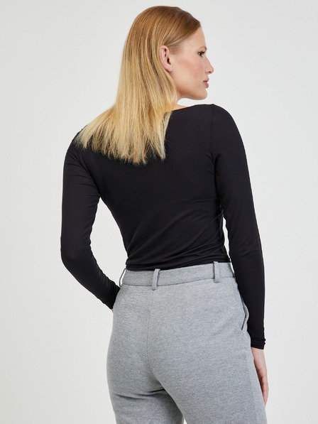 Orsay Черна дамска тениска ORSAY