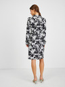 Orsay Бяло-черна дамска рокля на цветя ORSAY