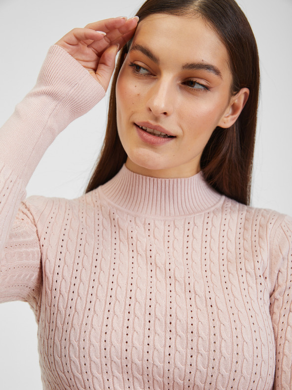 Orsay Светлорозов дамски пуловер ORSAY