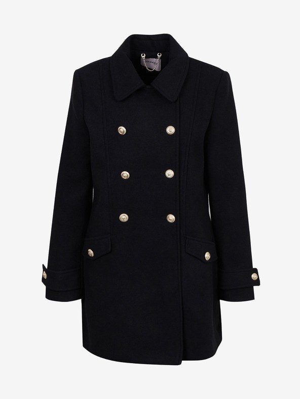 Orsay Черно дамско зимно палто с примес на вълна ORSAY