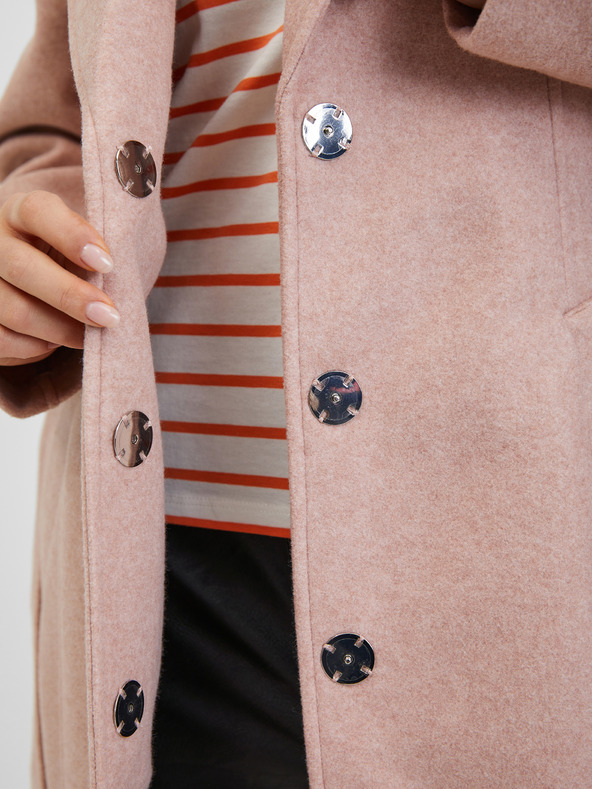 Orsay Розово дамско зимно палто с колан ORSAY