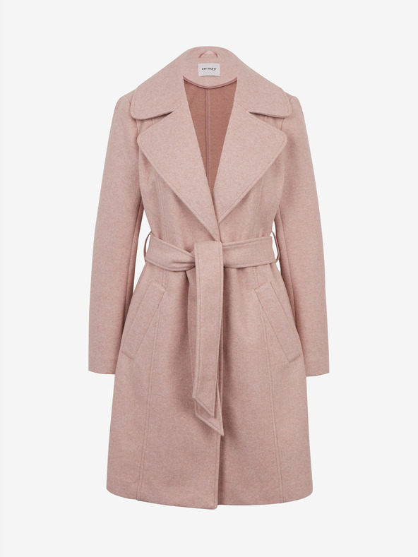Orsay Розово дамско зимно палто с колан ORSAY