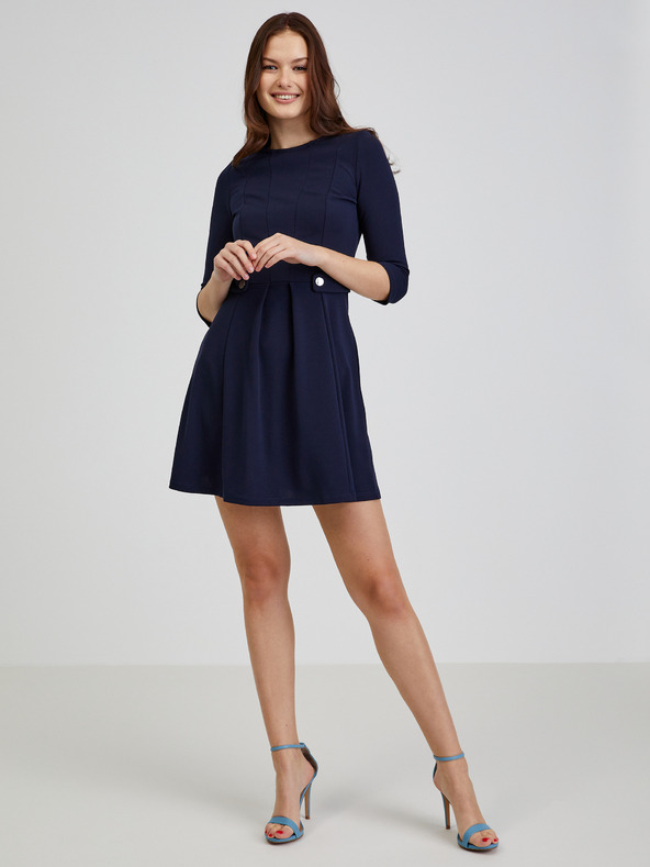 Orsay Тъмносиня дамска рокля ORSAY