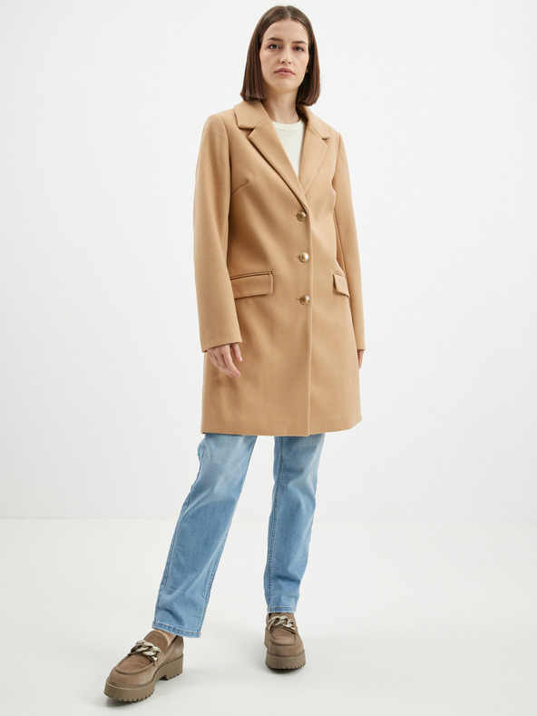 Orsay Светлокафяво дамско палто ORSAY