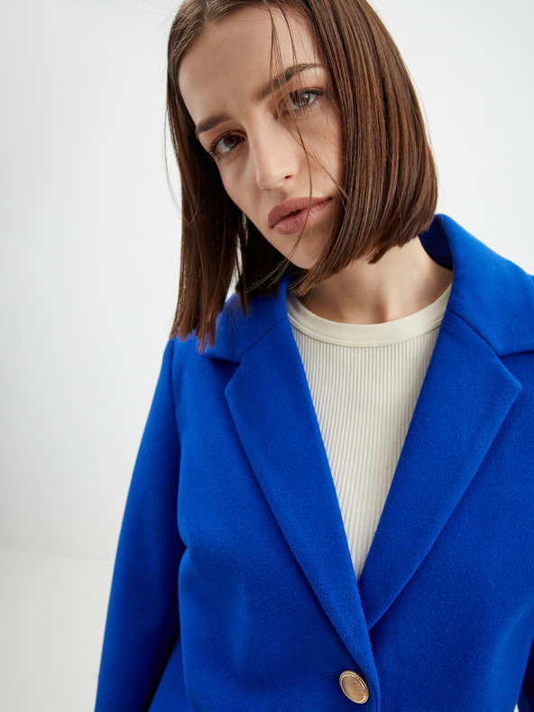 Orsay Синьо дамско палто ORSAY