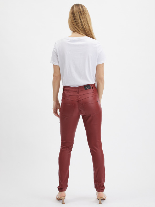 Orsay Винен дамски skinny fit панталон ORSAY