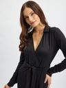 Orsay Черна дамска рокля тип „прегърни ме“ ORSAY