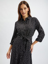 Orsay Черни дамски точкови миди рокли ORSAY