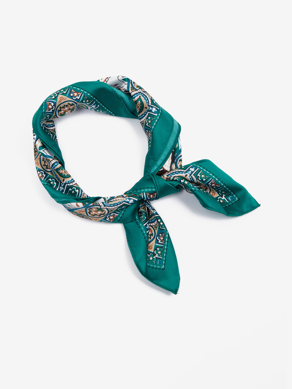 Orsay Петролено зелен сатенен дамски шал ORSAY