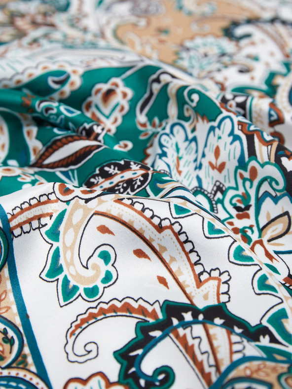 Orsay Петролено зелен сатенен дамски шал ORSAY