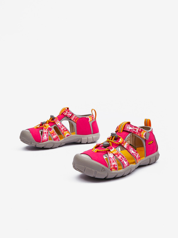 Keen Тъмно розови сандали за момичета на открито Keen Seacamp