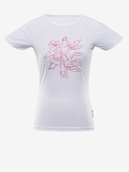 ALPINE PRO Бяла дамска тениска ALPINE PRO QUATRA