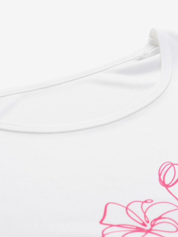 ALPINE PRO Бяла дамска тениска ALPINE PRO QUATRA