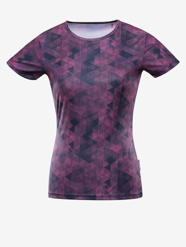 ALPINE PRO Лилаво-розова дамска тениска ALPINE PRO QUATRA