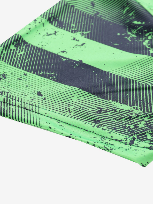 ALPINE PRO Зелена мъжка функционална тениска с шарка ALPINE PRO QUATR