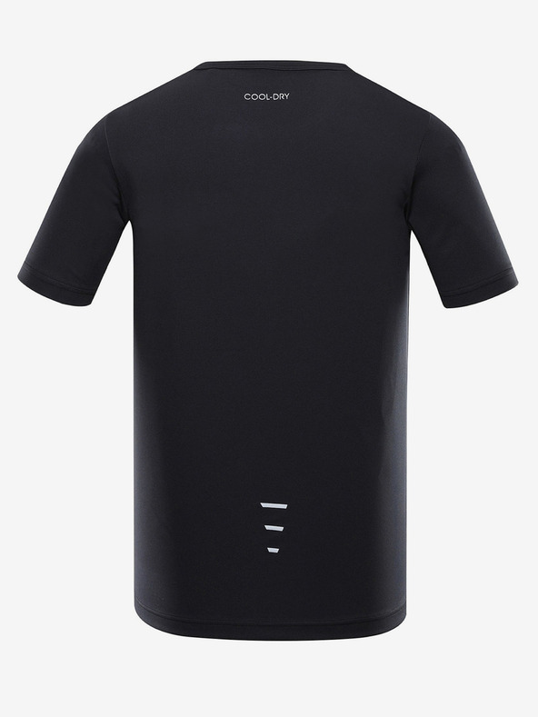 ALPINE PRO Черна мъжка тениска за бързо съхнене ALPINE PRO BASIK