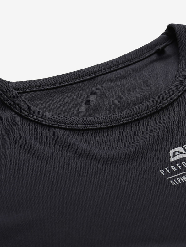 ALPINE PRO Черна мъжка тениска за бързо съхнене ALPINE PRO BASIK