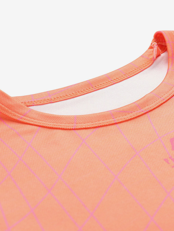 ALPINE PRO Детска оранжева бързосъхнеща тениска ALPINE PRO BASIKO