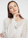 Orsay Бяла дамска блуза на точки ORSAY