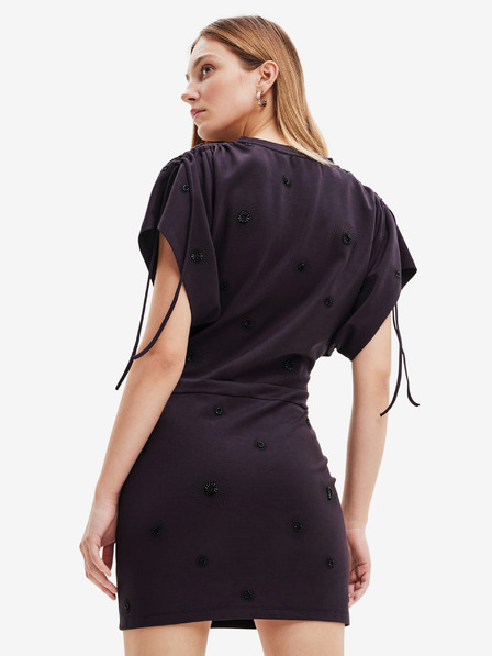 Desigual Черна дамска рокля Desigual Tennessee