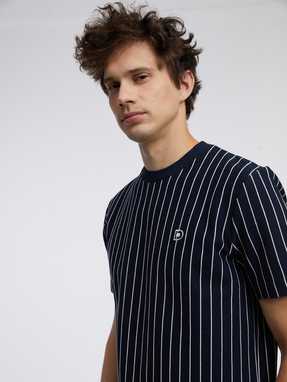 Tom Tailor Denim Тъмно синя мъжка тениска на райета Tom Tailor Denim