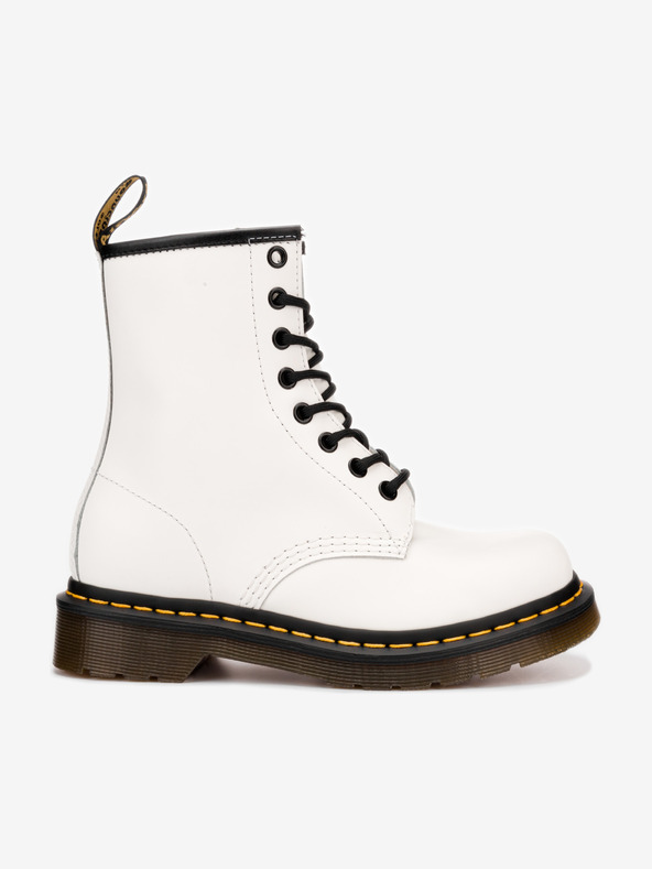 Dr. Martens Бели дамски кожени боти Dr. Martens 1460