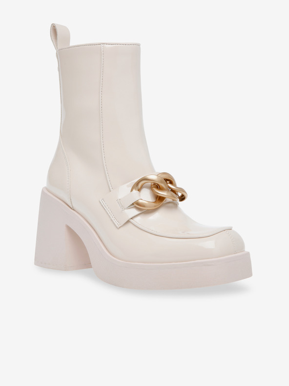 Steve Madden Кремави лъскави обувки на ток Steve Madden Blooms