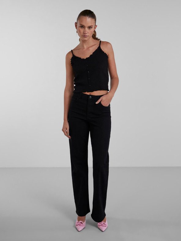 Pieces Черно дамско топ Pieces Nukisa