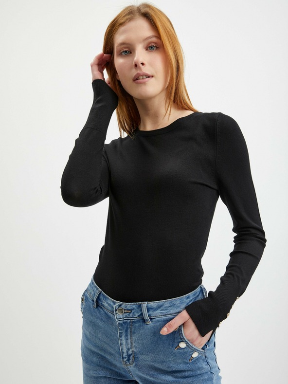 Orsay Черен дамски лек пуловер ORSAY