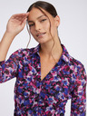 Orsay Лилава дамска блуза на цветя ORSAY