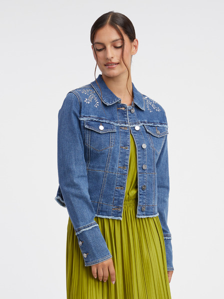 Orsay Синьо дамско дънково яке ORSAY