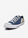 Converse Тъмно сини дамски маратонки Converse Chuck Taylor All Star Garden Noir с шарка