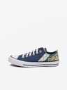 Converse Тъмно сини дамски маратонки Converse Chuck Taylor All Star Garden Noir с шарка