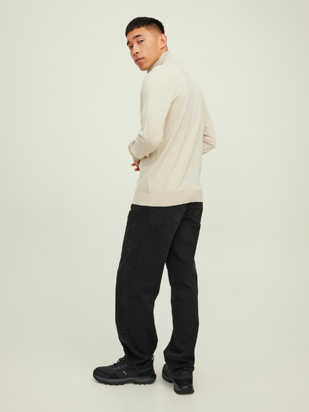 Jack & Jones Бежов мъжки пуловер Jack & Jones Emil