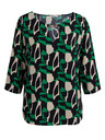 Orsay Зелена дамска блуза с десен ORSAY