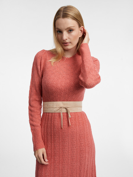 Orsay Бежов дамски колан от велур ORSAY