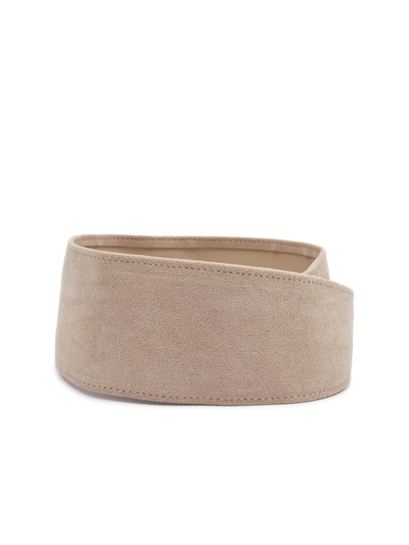 Orsay Бежов дамски колан от велур ORSAY