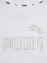 Puma Бяла тениска за момичета Puma ESS+
