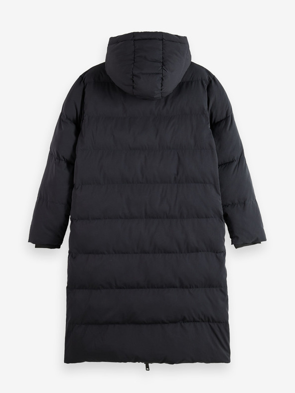 Scotch & Soda Черно дамско палто Scotch & Soda