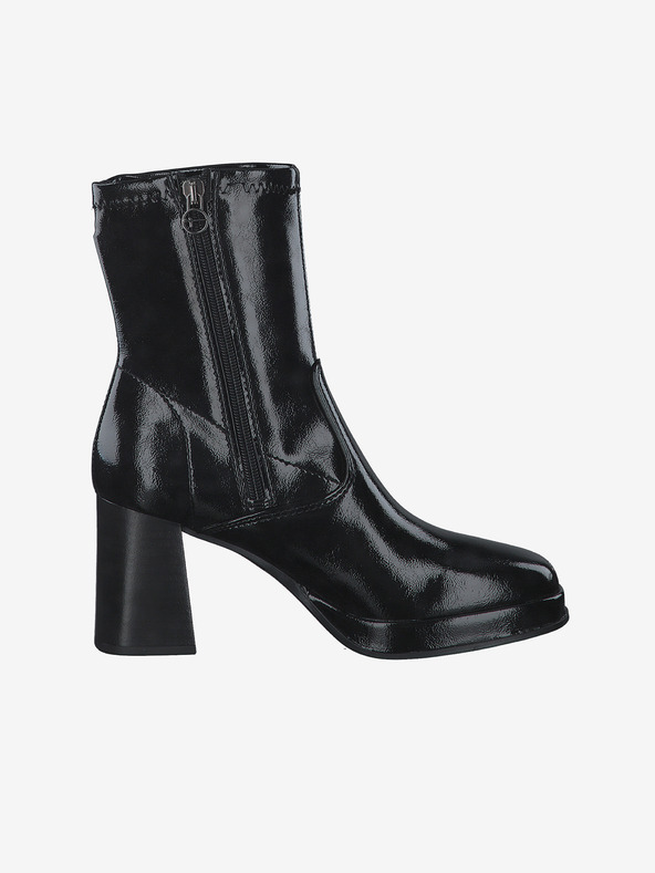 Tamaris Черни боти на висок ток Tamaris