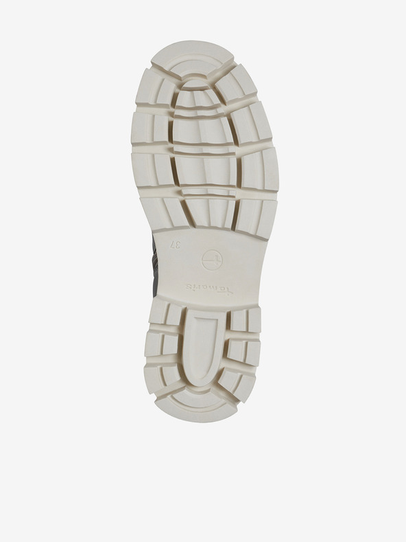 Tamaris Сиви дамски метални ниски боти Tamaris