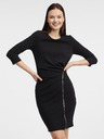Orsay Черна дамска рокля по тялото ORSAY