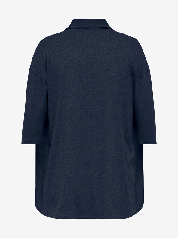 ONLY CARMAKOMA Тъмносиня дамска жилетка ONLY CARMAKOMA New Carma