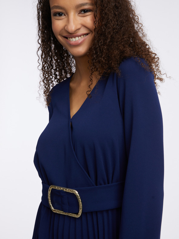 Orsay Тъмносиня дамска рокля ORSAY