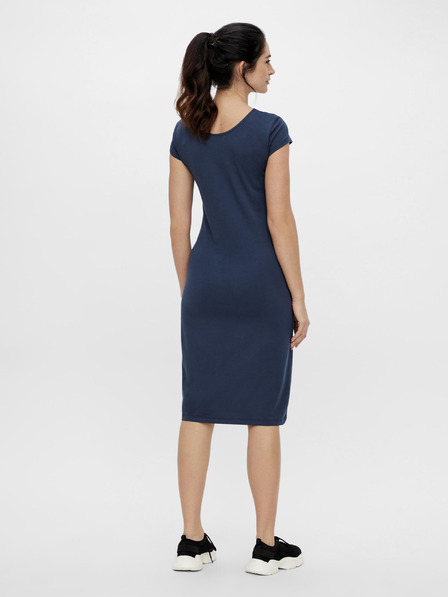 Mama.licious Синя рокля за майчинство без ръкави Mama.licious Elnora