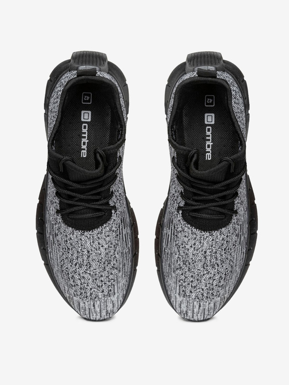 Ombre Clothing Ombre Clothing Сиви мъжки ватирани маратонки