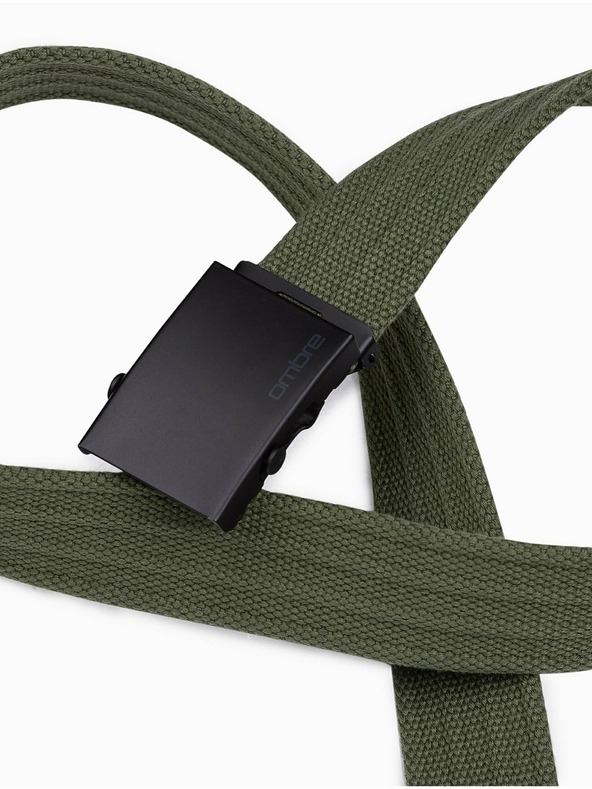 Ombre Clothing Зелен мъжки колан Омбре облекло